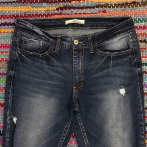 KanCan distress cuffed skinny 29 NWOT